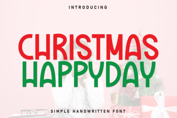 Christmas Happyday: A Festive Font for Digital Branding