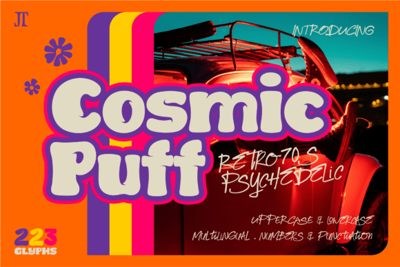 Cosmic Puff: A Font for the Groovy Soul of Editorial Design
