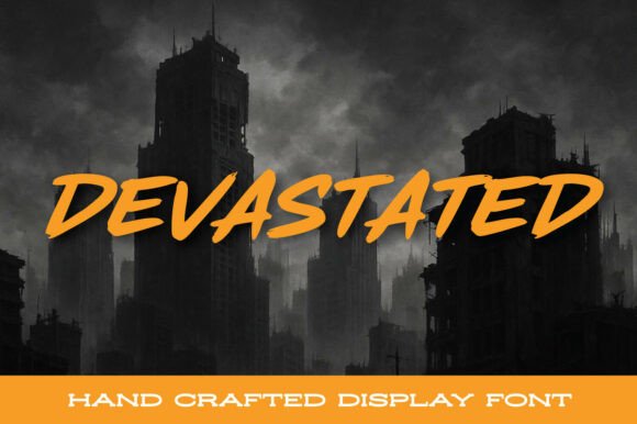 Devastated: A Bold Font for Crafters and Product Creators