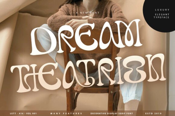 Dream Theatrion: A Serif Font for Digital Sophistication