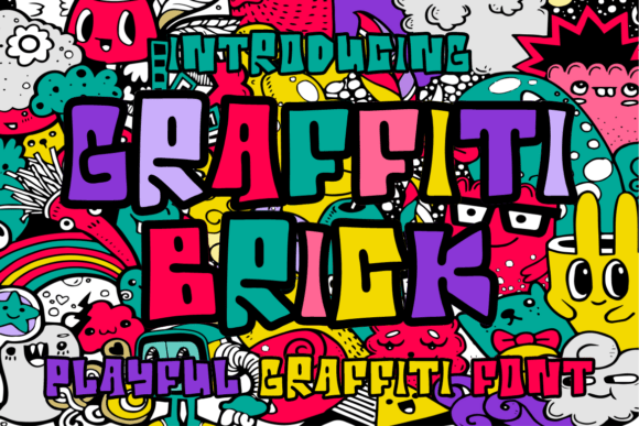 Graffiti Brick: The Font That Speaks the Language of Urban Creativity