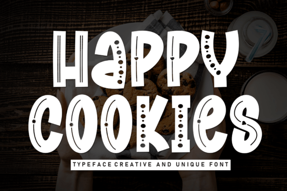 Happy Cookies: A Playful Font for Campaign Creativity