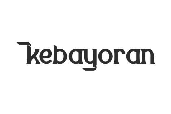 Kebayoran: A Font That Speaks Volume in Design
