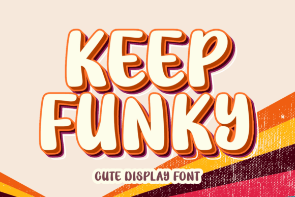 Keep Funky Font: A Playful Display Type for Crafters and Designers