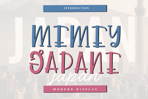 Memey Japane: A Playful Display Font for Digital Design