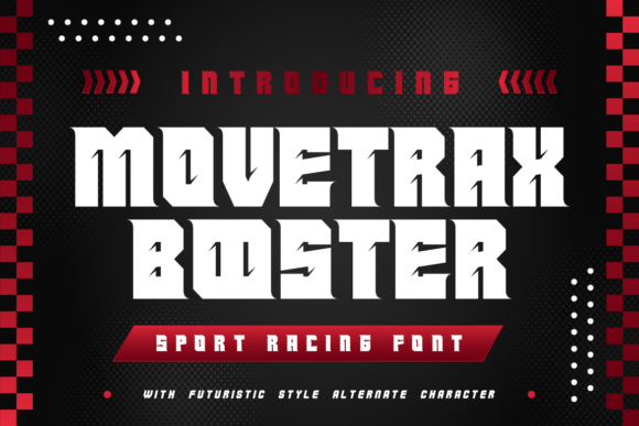 Movetrax Booster – The Font That Adds Speed to Your Brand