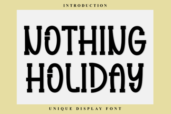 Nothing Holiday: The Font That Elevates Your Brand