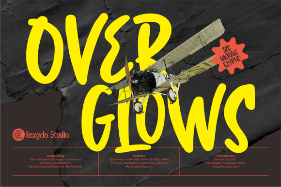 Overglows: A Handwritten Font That Elevates Web Design