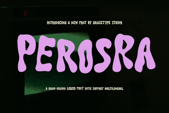 Perosra: A Retro-Futuristic Font for Bold Branding