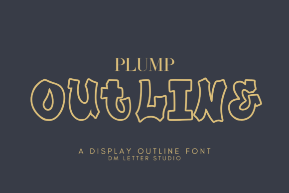Plump Outline: A Playful Yet Professional Display Font