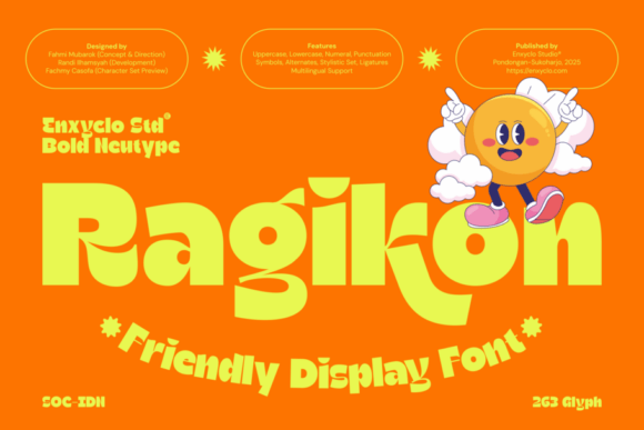 Ragikon: A Playful Display Font for Editorial Design