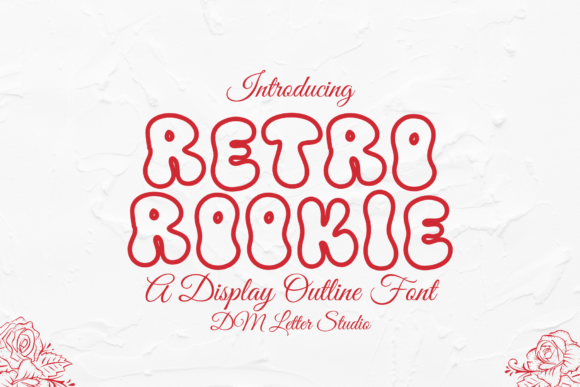 Retro Rookie Font for Crafters and Designers