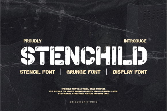 Stenchild: A Bold Font for Creative Crafters