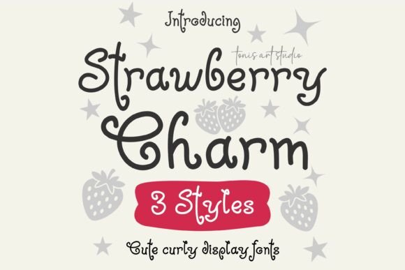 Strawberry Charm: A Font That Brings Sweetness to Your Brand