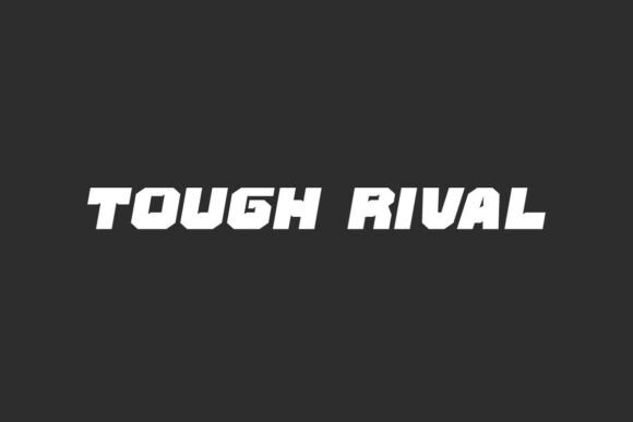 Tough Rival: A Bold Display Font for Editorial Design