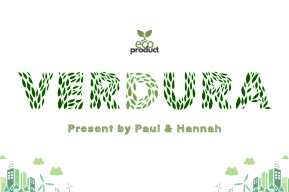 Verdura: A Botanical Display Font for Crafters and Designers