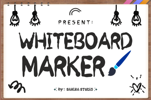 Whiteboard Marker: A Display Font for Modern Web Design