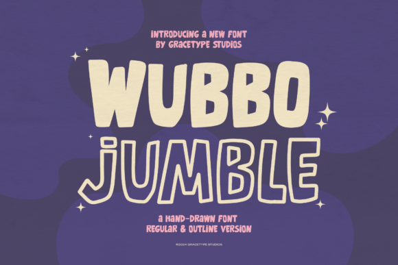 Wubbo Jumble: A Bold Display Font for Editorial Impact